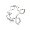 304 Stainless Steel Ring Components RJEW-P188-01C-P-1