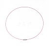 Stainless Steel Wire Necklace Cord DIY Jewelry Making X-TWIR-R003-03-3