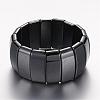 Magnetic Hematite Stretch Bracelets BJEW-D426-02-1