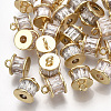 Brass Cubic Zirconia Charms KK-S348-321-1