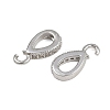 Brass Micro Pave Cubic Zirconia Pendants KK-A269-08P-2