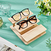 3-Tier Solid Wooden Eyeglasses Display Stands ODIS-WH0043-31-4