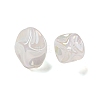 UV Plating Rainbow Iridescent Acrylic Beads LS-PACR-M002-07A-2