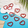 10Pcs Spray Painted Alloy Pendants FIND-TA0010-47A-5