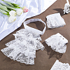 Polyester Detachable Flower Lace Collar Sets for Women DIY-WH0816-187A-4