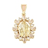 Religion Brass Pave Cubic Zirconia Pendants CU-CBA83A6-01D-G04-1