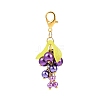 Glass Pendant Decorations HJEW-CJ00030-1