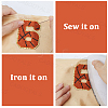 1Bag Sport Theme Number 0~9 Embroidery Cloth Iron on/Sew on Patches PATC-CY0001-65B-6