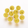 Polymer Clay Rhinestone Beads X-RB-K050-10mm-C29-1