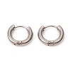 201 Stainless Steel Huggie Hoop Earrings EJEW-L250-01B-P-2