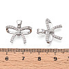 Brass Micro Pave Cubic Zirconia Pendants KK-N264-04P-3