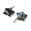 Natural Banded Agate Pendants GG-K002-10Q-2