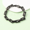 304 Stainless Steel Link Chain Bracelets for Men Women BJEW-C124-01B-2