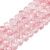 Transparent Glass Beads Strands GLAA-T023-6mm-A08-1