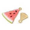 DIY Watermelon Dangle Earrings DIY-FS0006-06-3