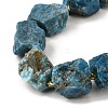 Raw Rough Natural Apatite Beads Strands G-Z087-B12-4