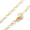 Brass Figaro Chains Necklace for Women NJEW-P265-02A-G-1