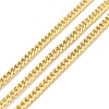 Rack Plating Brass Curb Chains KK-E015-03G-1