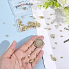80Pcs 8 Styles Brass Beads KK-BBC0022-35-3