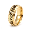 Rotatable Stainless Steel Finger Ring PW-WG0C89D-16-1
