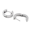 Tarnish Resistant 304 Stainless Steel Arrow Huggie Hoop Earrings for Women EJEW-C096-12P-2