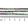 Gradient Color Natural Ruby in Zoisite Beads Strands G-D080-A03-5