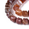 Natural Red Agate Beads Strands G-N353-06A-05-4