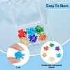 6Pcs 6 Colors Handmade Lampwork Beads Strands LAMP-TA0002-44-5