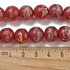 Handmade Lampwork Beads Strands BLOW-D006-07F-4