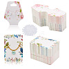 500Pcs 5 Style  Paper Necklace Display Cards DIY-YS0001-27-3