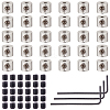 Alloy and Brass Pin Keepers Locking Clasps TOOL-WH0059-082B-P-1