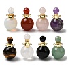 Natural & Synthetic Gemstone Perfume Bottle Pendants GG-CBA7610-02G-1