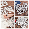 BENECREAT 9 Style Steel Cutting Dies Stencils DIY-BC0002-76A-5