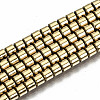 Electroplate Non-magnetic Synthetic Hematite Beads G-T114-61-LG-1