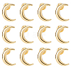 12Pcs Moon Alloy Lapel Pin Backs for Backpack Clothes JEWB-FH0002-79G-1