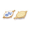 304 Stainless Steel Enamel Pendants STAS-OY002-91G-01-2