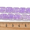 Transparent Crackle Glass Beads Strands GLAA-NH0001-04F-4