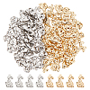 80Pcs 2 Colors Easter 304 Stainless Steel Pendants STAS-DC0012-49-1