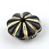 Flower Plating Acrylic Beads LS-X-PACR-Q102-67B-2