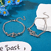 3Pcs Brass Macrame Pouch Empty Stone Holder for Link Bracelet Making BJEW-TA0001-12P-4