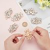   6Pcs 3 Styles Detachable Alloy Rhinestone Shoe Buckle Clips AJEW-PH0011-60-3