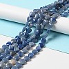 Dyed & Heated Natural Blue Aventurine Beads Strands G-B022-10C-2