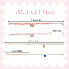 4 Styles Alloy Pet Collar AJEW-DR0001-73-2
