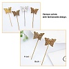 SUPERFINDINGS Butterflay Hair Stick Making Kit DIY-FH0003-45-6