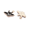 Halloween Theme Alloy Enamel Pendants PALLOY-N176-43-RS-2