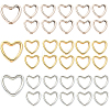 45Pcs 3 Colors CCB Plastic Beads Frames FIND-YW0005-27-1