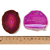 Natural Druzy Agate Slice Cabochons G-F826-E06-3