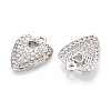 Alloy Rhinestone Pendants FIND-N008-12P-01-2