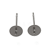 Anti-Tarnish 304 Stainless Steel Stud Earring Findings STAS-P370-01C-P-1