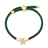 Adjustable Nylon Cord Bracelets BJEW-C096-01G-24-4